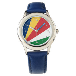 Seychellenvlag Horloge