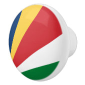 Seychellenvlag Keramische Knop (Rechts)