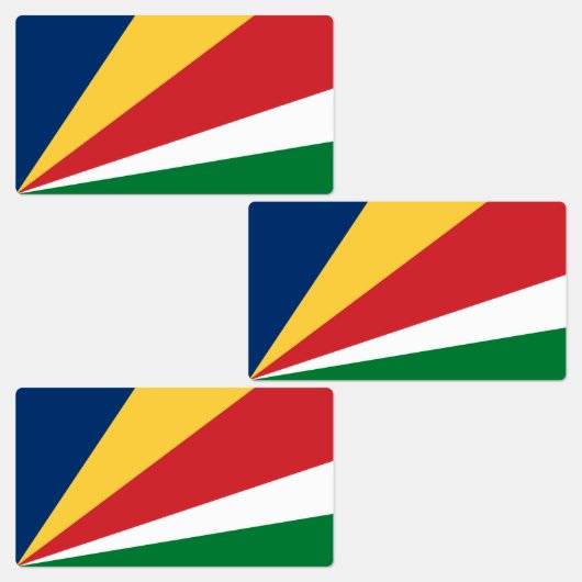 Seychellenvlag Labels (Groep)
