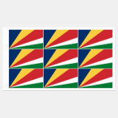 Seychellenvlag Labels (Vel)