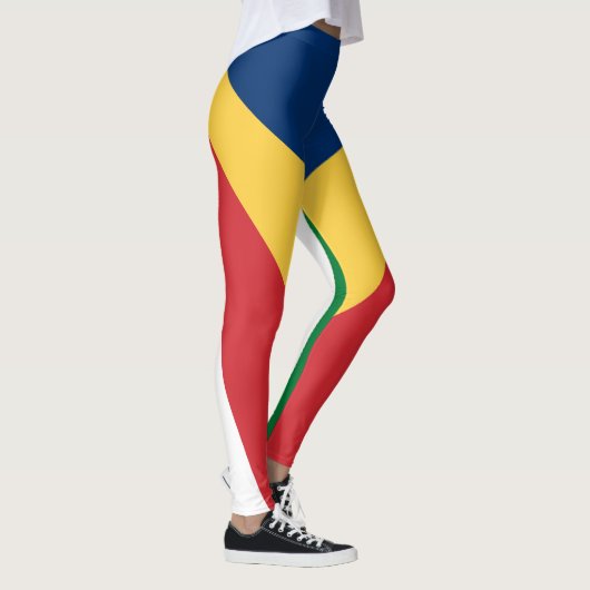 Seychellenvlag Leggings (Rechts)