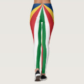 Seychellenvlag Leggings (Achterkant)