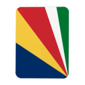 Seychellenvlag Magneet (Verticaal)