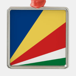 Seychellenvlag Metalen Ornament