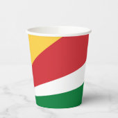 Seychellenvlag Papieren Bekers (Links)