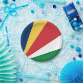 Seychellenvlag Papieren Bordje (Feest)