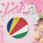 Seychellenvlag Papieren Bordje (Feest)
