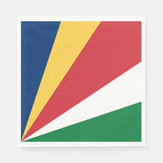 Seychellenvlag Servet (Voorkant)
