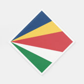 Seychellenvlag Servet (Hoek)