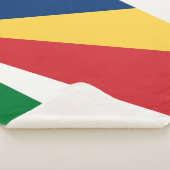 Seychellenvlag Sherpa Deken (3/4)