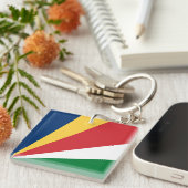 Seychellenvlag Sleutelhanger (Voorkant Rechts)