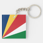 Seychellenvlag Sleutelhanger (Achterkant)