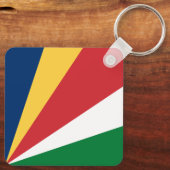 Seychellenvlag Sleutelhanger (Achterkant)