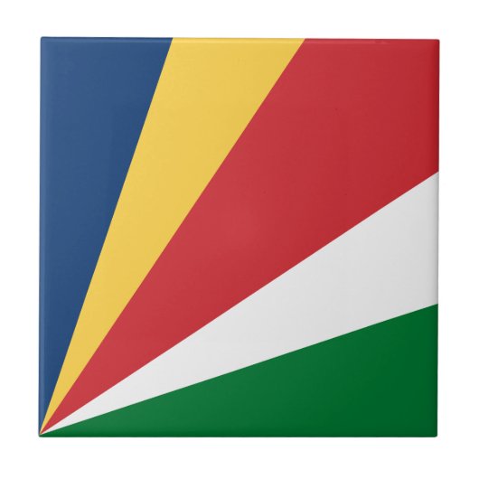Seychellenvlag Tegeltje (Voorkant)