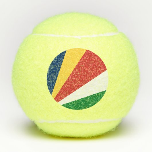 Seychellenvlag Tennisballen (Voorkant)