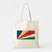 Seychellenvlag Tote Bag (Achterkant)