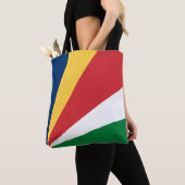 Seychellenvlag Tote Bag (Dichtbij)