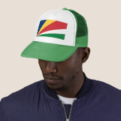 Seychellenvlag Trucker Pet (In situ)