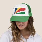 Seychellenvlag Trucker Pet (In situ)