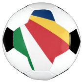 Seychellenvlag Voetbal (Gedraaid)