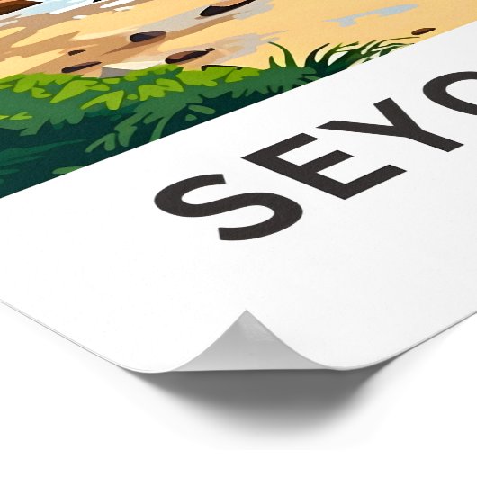 Seychelles Africa Travel Print (Hoek)