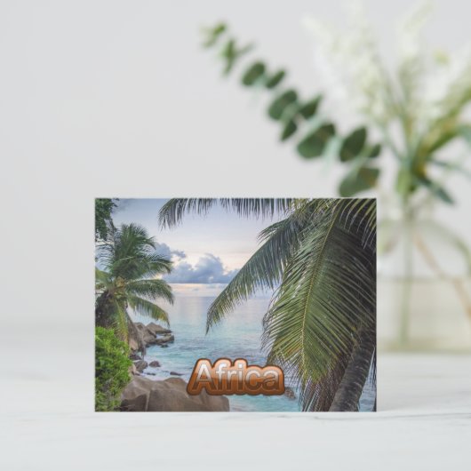 Seychelles archipelago, tropical, briefkaart (Staand voorkant)