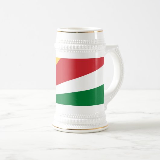 Seychelles Flag Bierpul (Voorkant rechts)