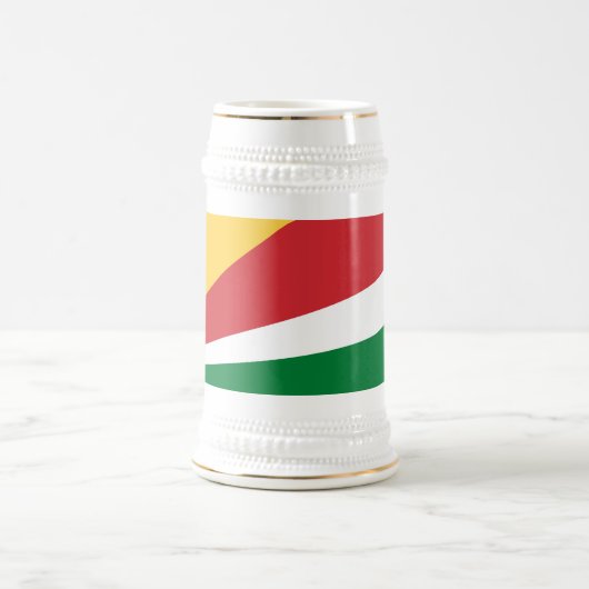 Seychelles Flag Bierpul (Center)
