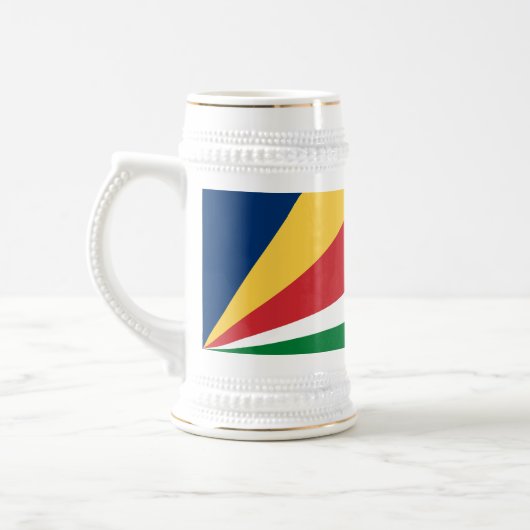 Seychelles Flag Bierpul (Links)