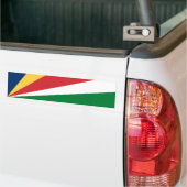 Seychelles Flag Bumpersticker (Op Truck)