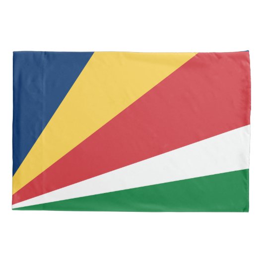 Seychelles Flag Kussensloop (Achterkant)