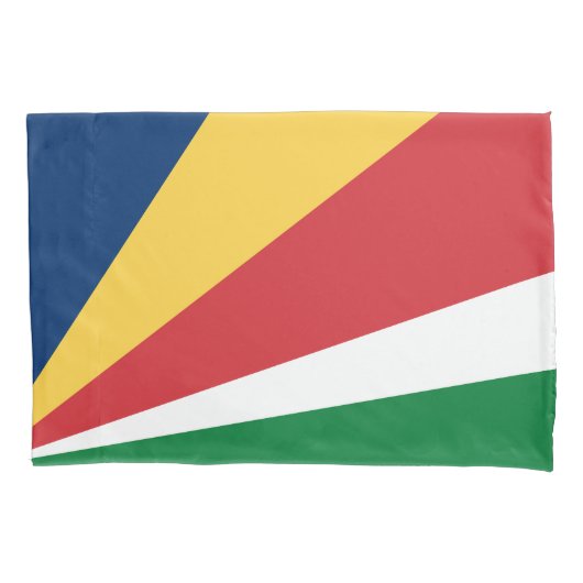 Seychelles Flag Kussensloop (Voorkant)