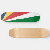Seychelles Flag Persoonlijk Skateboard (Horizontaal)