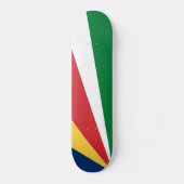 Seychelles Flag Persoonlijk Skateboard (Voorkant)