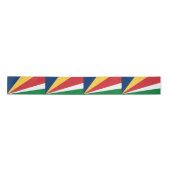 Seychelles Flag Satijnen Lint (Voorkant)