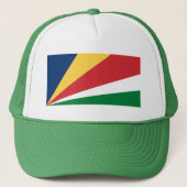 Seychelles Flag Trucker Pet (Voorkant)