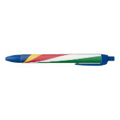 Seychelles Flag Zwarte Inkt Pen (Bodem)