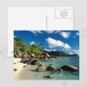 Seychelles, Mahe eiland, Anse Royale strand. 3 Briefkaart (Voorkant / Achterkant)