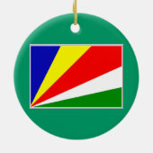 SEYCHELLES*- Ornament/Seychellen Ornement Keramisch Ornament (Achterkant)