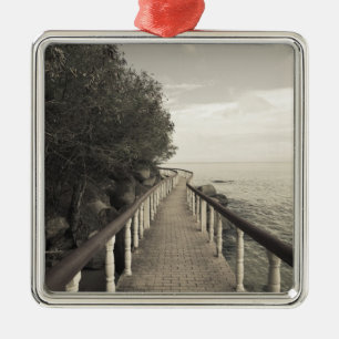 Seychelles, Praslin-eiland, Anse Bois de Rose, Metalen Ornament