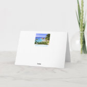 Seychelles Tropical Island Beach Kaart (Achterkant)