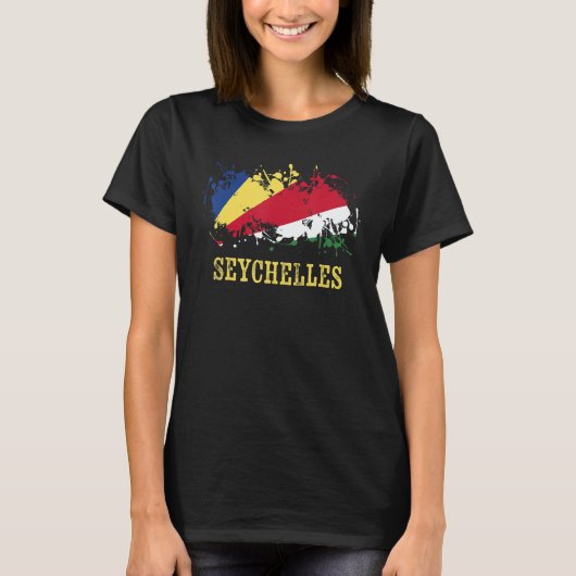 Seychellian enthusiasts for Sesel and Seychelles T-shirt (Voorkant)