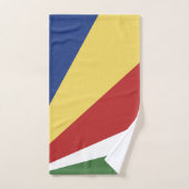 Seychelse vlag bad handdoek (Handdoek)