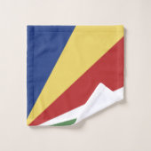 Seychelse vlag bad handdoek (Wasdoekje)