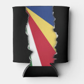 Seychelse vlag blikjeskoeler (Voorkant)