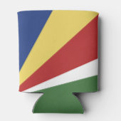 Seychelse vlag blikjeskoeler (Achterkant)