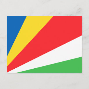 Seychelse vlag briefkaart