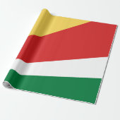 Seychelse vlag cadeaupapier (Uitgerold)