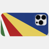 Seychelse vlag Case-Mate iPhone case (Achterkant (horizontaal))
