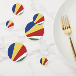 Seychelse vlag confetti